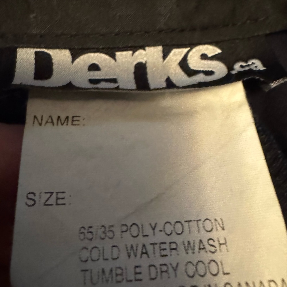 Derks Black cargo pants